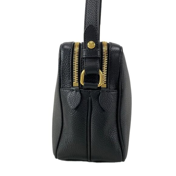 PRADA - Black Leather Shoulder Bag 745-081425 - Picture 3 of 14